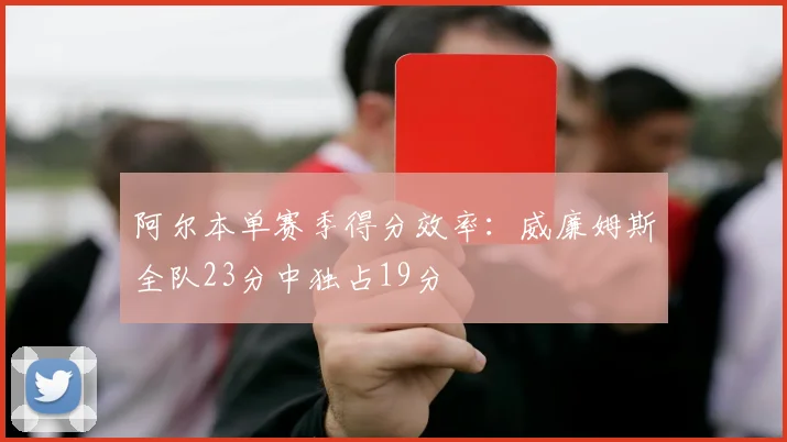 阿尔本单赛季得分效率:威廉姆斯全队23分中独占19分